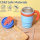 thumbnail image 2 of Vaso aislante para niños Fimibuke, 473 ml, con asa y pajitas, paquete de 2, 2 of 8