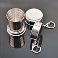 thumbnail image 4 of Cadorn Small Stainless Steel Telescopic Cup - Portable Collapsible Shot Glass for Travel & Outdoor, 4 of 5