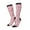 3 Black, variant on Women Crew Soft Moisture-wicking Socks Garden Gnomes Pattern Design Cotton Socks, One Size fit All