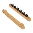 thumbnail image 4 of BAOSITY Billiard Pool Cue Rack Pool Stick Holder Wood 6 Cues Holder Practical Pool Cue Holder Billiard Cue Holder for Players Wood Color, 4 of 8