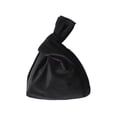 thumbnail image 1 of Minnieouse Bolso de muñeca de terciopelo portátil exquisito y fácil de combinar para cualquier ocasión, bolso de mano, regalo para mujer Bolsas de mensajero y de hombro negro, 1 of 6