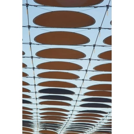 - Spain Aragon Zaragoza Expo Site Awning of Dots Poster Print by Walter Bibikow