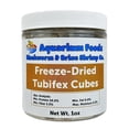 thumbnail image 4 of Aquatic Foods Inc. Tubifex Worms - Freeze-Dried Tubifex Worm Cubes for Discus, Cichlids, Koi & Pond Fish, Aquatic Turtles, All Community Tropical Fish, All Marine Saltwater Fish…1oz Sm Round Jar, 4 of 7
