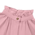 thumbnail image 5 of Dlentnea Girls Tops Elegant Ruffle Long Sleeve Blouses Kids Button down Uniform Schools Dress Shirt Tops, 5 of 6