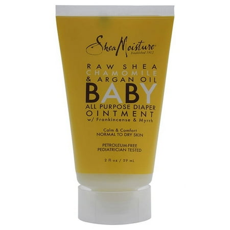 Raw Shea Chamomile & Argan Oil Baby All Purpose Diaper Ointment by Shea Moisture for Kids - 2 oz Ointment