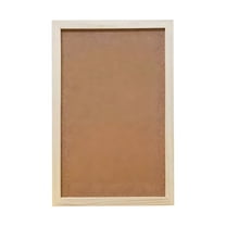 XIBUFE Cork Bulletin Board Hexagon 1 Piece, Small Framed Corkboard Tile Wall, Thick Decorative Display Board Home Office Decor, School Message Board - Wood