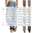 thumbnail image 3 of Bxsruta Womens Cargo Pants Wide Leg Baggy Joggers Drawstring Elastic Waist Casual Trousers with Pockets, 3 of 7