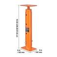thumbnail image 4 of KFFKFF Home Floor Jack, Adjustable 19"-36" Height, Supports Up to 18000 lbs, Steel Telescoping Jack Post for Basement Leveling, Temporary Lift and Support Beam, 4 of 9