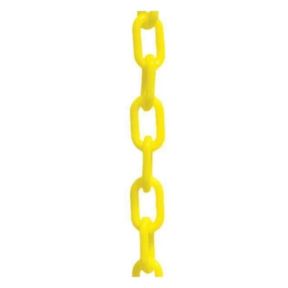 Manufacturer Varies Plastic Chain, Yellow, 100 ft Length, Gloss 51002-100