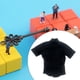 thumbnail image 1 of Camisa de Manga Corta con Botones para Niñas Escala 1/6, Disfraz, Cosplay, Moda Casual para Figuras Femeninas Escala de 12 Pulgadas, Accesorios para M Negro, 1 of 8