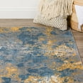 thumbnail image 2 of Addison Rugs  Dayton Transitional Blue 1'6" x 2'5" Accent Rug 5'1"X7'5" - Blue, 2 of 8