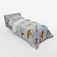 thumbnail image 3 of Ambesonne Fish Bedding Set 4 Pcs, Hunting Hobby Leisure, Queen, Multicolor, 3 of 3
