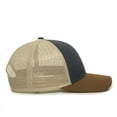 thumbnail image 4 of Outdoor Cap OC770 Meta Title-Heathered Navy/Khaki/Brown, 4 of 8