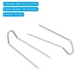 thumbnail image 4 of Uxcell Fork Pins, Stainless Steel Sewing U-Pins 0.8" Double Blocking Pin, Silver,300Pack, 4 of 6