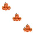 thumbnail image 4 of stanreset 8pcs/set Pumpkin For Decoration Realistic VersatilityFor Thanksgiving And Halloween Themes yellow 3Set, 4 of 6