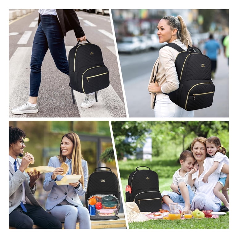 Matein 15.6" Laptop Backpack with Insulated Lunch Compartment photo 5