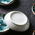 thumbnail image 5 of Clispeed Ceramic Seasoning Dishes Green Hand-Painted for Snacks and Sauces 2Pcs, 5 of 6