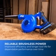 thumbnail image 4 of Kreg 20V Ionic Drive Shop Blower, 4 of 10