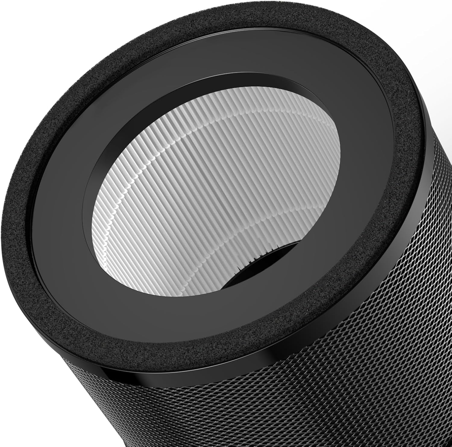 1Pack H13 True HEPA Replacement Filter, Compatible with TaoTronics TT-AP001 and VAVA VA-EE014, 3-in-1 H13 Grade True HEPA and Activated Carbon Filter