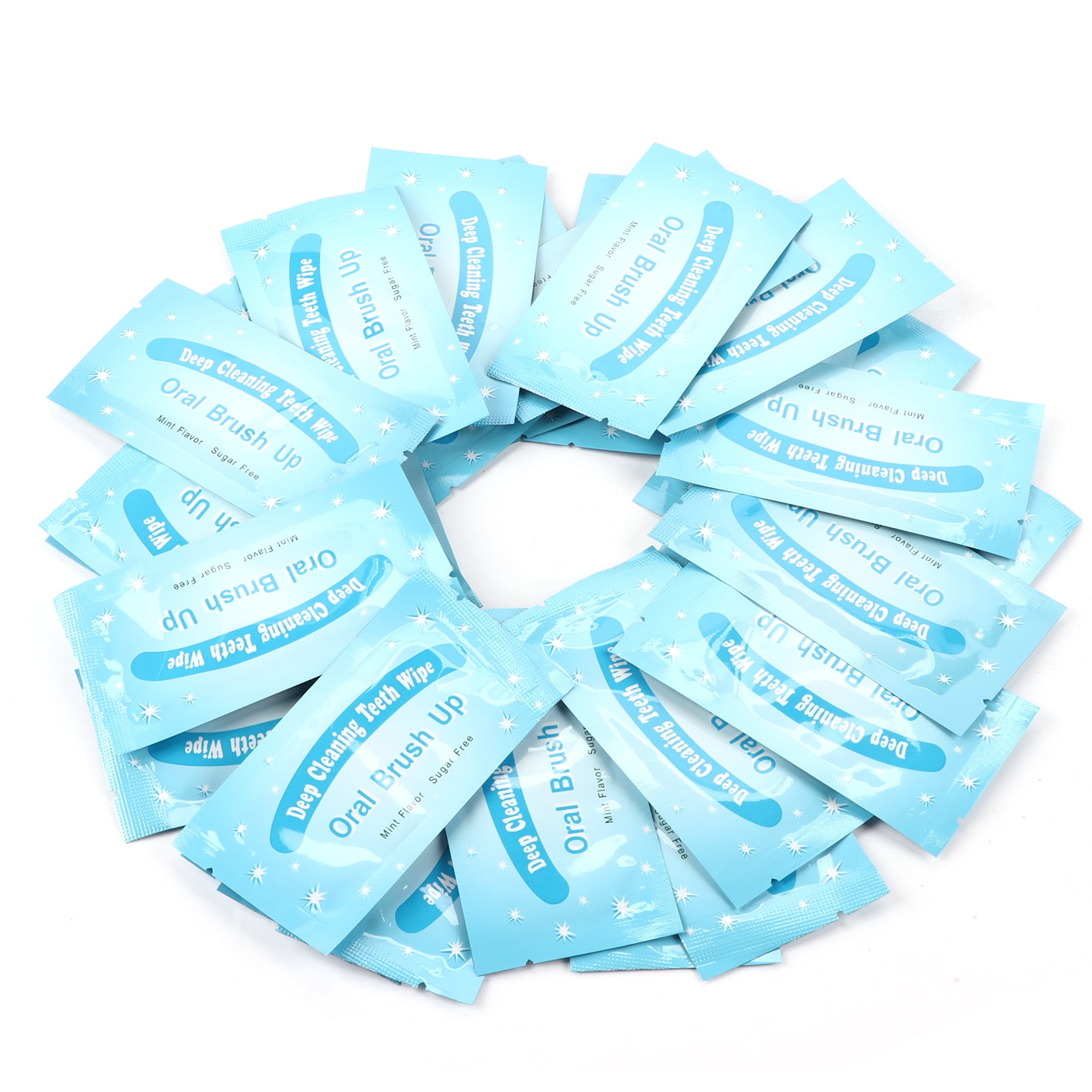 Oral Cleaning Cloth  Cleaning Wipes 50Pcs Wipes  Clean Teeth Wipe Cloth Tooth Cleansing Tool For Oral Deep Cleaning