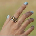 thumbnail image 2 of CUKIXA Gold Stackable Rings for Women Non Tarnish, 18k Gold Plated Cubic Zirconia Rings, Silver Gold Multi Ring Mixed Metals Stack Rings Set-9#, 2 of 10