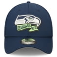thumbnail image 2 of Men's New Era College Navy Seattle Seahawks 2022 Sideline 39THIRTY Coaches Flex Hat, 2 of 6