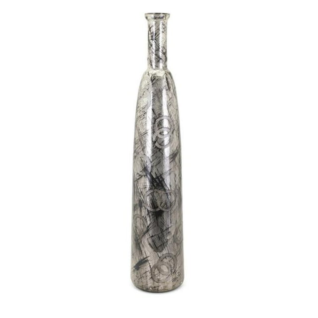 IMAX 13884 Kimani Vase Oversized & 44; Argent - Grand