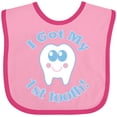 thumbnail image 3 of Inktastic I Got My First Tooth Baby Boy Boys or Girls Baby Bib, 3 of 4