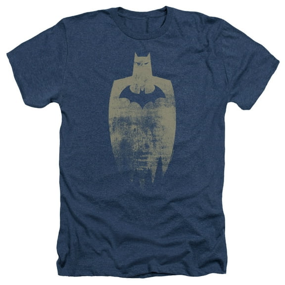 Batman - Gold Silhouette - Heather Short Sleeve Shirt - XXX-Large