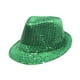 thumbnail image 3 of Sombrero bombín con lentejuelas, gorra de discoteca, accesorio para fiestas, sombreros de vaquera para juegos de rol en la playa al aire libre Verde, 3 of 9