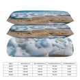 thumbnail image 2 of 3 Pcs Soft Bedding Set, Includes 1 Duvet Cover with Zipper And 2 Pillow,Shams Starfish Beach Full(79"×90"), 2 of 8