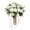 White, variant on Youersen Artificial Wedding Bouquets for Brides and Bridesmaids, 7.5 inches, White