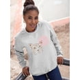 thumbnail image 2 of Grunge Cheetah Contemporary Sweatshirt Women -Image by Shutterstock, Female 3X-Large, 2 of 4