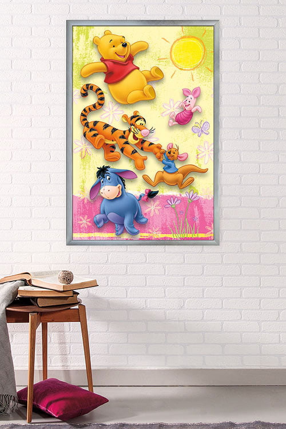 Disney Winnie The Pooh - Sunshine Wall Poster, 22.375" x 34", Framed