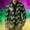 Multicolor, variant on KeShDi Sequin Blazer Suit Jacket Men's Corduroy Print Ceremonial Dress Pocket Button Party Coat Multicolor L