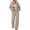CoffeeGrey, variant on SUNBS Women's Sweatsuits 2 Piece Outfits for Women Two Way Zipper Jacket Hoodies Fall Oversized Loungewear Sets with Wide Baggy Leg Sweatpants with Pockets