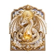 thumbnail image 4 of 3D Layered Dragon Diamond Kit 10x12in, Round Drill Canvas Wall Art, Christmas Decoration Indoor Wall Ornament Home Tabletop Decor, 4 of 7