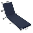 thumbnail image 3 of YEERSWAG 72x21x3 Inch Outdoor Chair Cushion Patio Chair Cushion Recliner Cushion Chaise Lounge Cushion Non Slip Beach Garden Furniture Cushion with Ties, 3 of 8