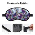 thumbnail image 3 of Salouo Purple Marble Texture Pattern Eye Masks, 1-Pack Sleep Mask Eye Cover Washable Sleeping Eyeshade Block Sleep Shade Cover Light Reduces Traveling Gifts, 3 of 7