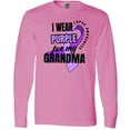 thumbnail image 3 of Inktastic I Wear Purple For My Grandma Lupus Awareness Long Sleeve T-Shirt, 3 of 5