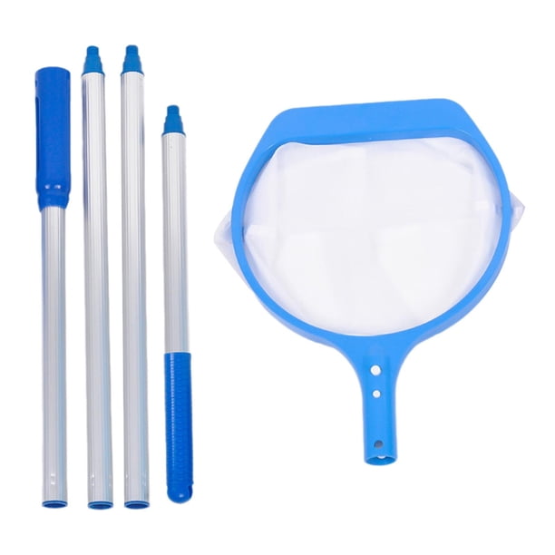 Red de limpieza con 4 secciones para bañeras de spa y piscinas. Azul