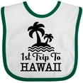 thumbnail image 3 of Inktastic First Trip to Hawaii Vacation Boys or Girls Baby Bib, 3 of 4