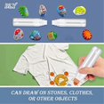 thumbnail image 4 of 10 Pack Refillable Acrylic Paint Markers 15mm Empty Acrylic Markers Clear White Paint Marker Pens fo, 4 of 5