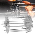 thumbnail image 4 of Yajisi 15-Piece Stainless Steel Rotisserie Skewer Set, Detachable Kabob Grill Rods for Oven Chicken Wings & Sausage, 10.24 x 6.30 x 1.57 Inches, 4 of 7