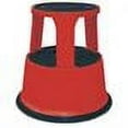 thumbnail image 2 of Vestil STEP-17-R 17 in. Red Rolling Step Stool, 2 of 2