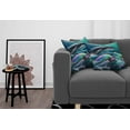 thumbnail image 3 of Ambesonne Nautical Throw Pillow Cover 2 Pack, Trippy Turtle with a Whale, 18", Teal Multicolor, 3 of 7