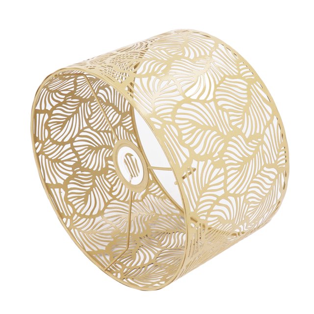 Pantalla de Lámpara, Pantalla de Lámpara Hueca de Hierro, Cubierta de Luz Decorativa de Estilo Moderno para Lámpara de PIE E14 Y E27, Lámpara de Mesa, Lámpara de Araña