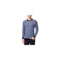 thumbnail image 1 of Club Room Mens Geo Jacquard Pullover Sweater, Blue, Small, 1 of 2