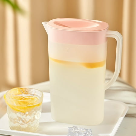 

Chailin Pitcher With Lid Carafes Mix Drinks Water Jug For Hot/Cold Lemonade Juice Beverage Jar Ice Tea Kettle