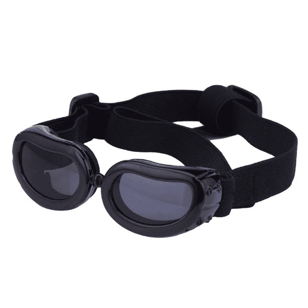 Gafas para perros, gafas de sol ajustables para mascotas, gafas protectoras a prueba de polvo y resistentes a los rayos UV, resistentes al viento y al agua para perros y gatos pequeños y medianos - Ne